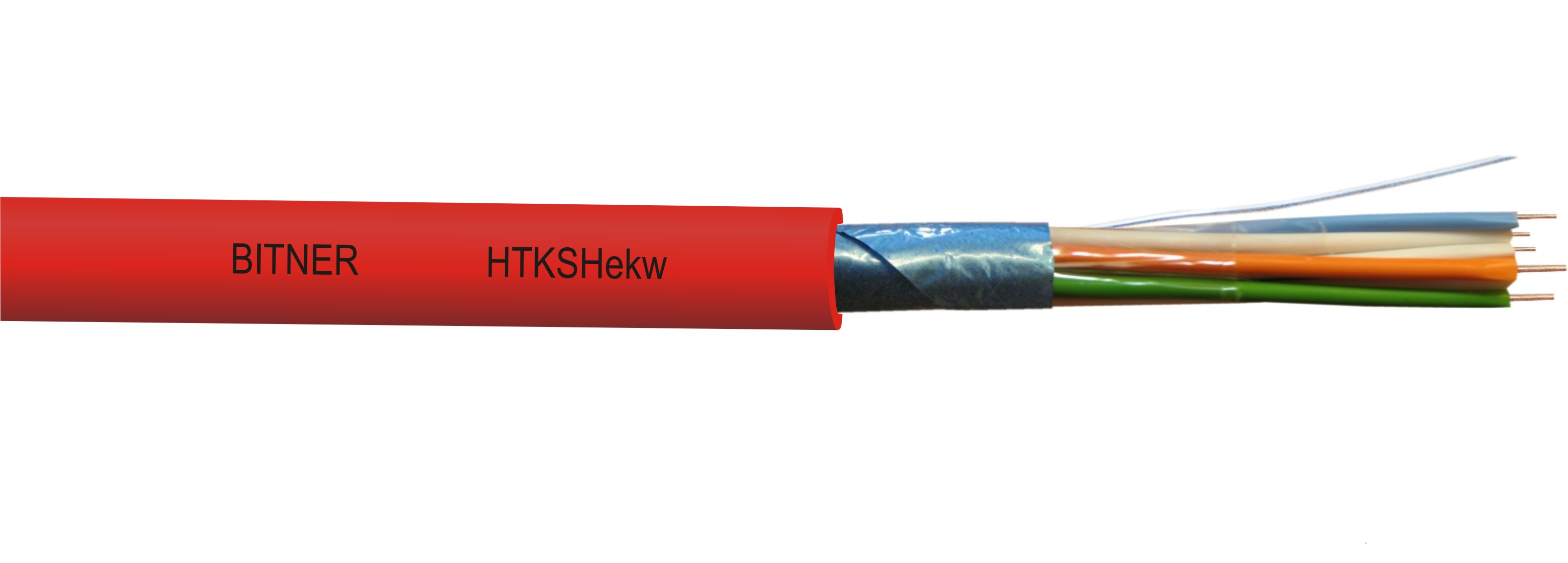 BEDWIN✖️HTC  Ted Bezhalogenowy kabel telekomunikacyjny HTKSHekw 1x2x0.8 - TN0300