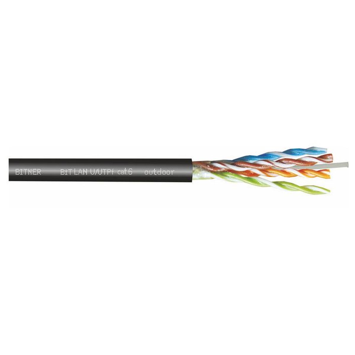 Kabel zewnętrzny żelowany BiTLAN U/UTPf cat.6 outdoor 350MHz