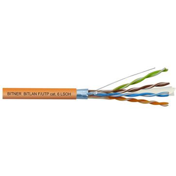 Bezhalogenowy kabel ekranowany BiTLAN F/UTP cat.6 LSOH 350MHz