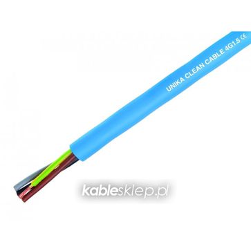 CLEAN CABLE 4G16 QMM KABEL DO POMP 450/750V NIEBIESKI, OKRAGLY
