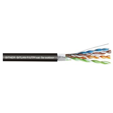 Kabel ekranowany, żelowany BiTLAN F/UTPf cat.5e outdoor 200MHz z metra