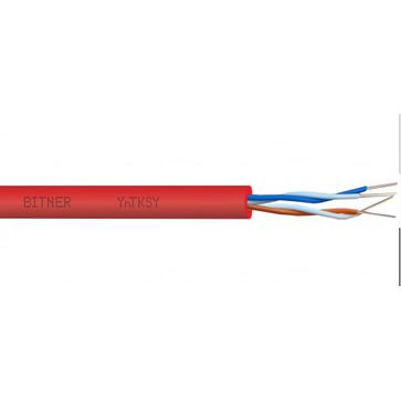 Kabel montażowy YnTKSYekw 4x2x0,8 czerwony