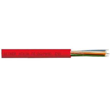 HTKSH FE180/PH90 E90 - ognioodporne, bezhalogenowe kable telekomunikacyje, czerwone